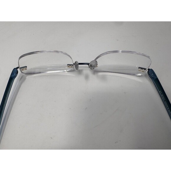 Silhouette 5379 6056 Blue Rimless Eyeglass Frames 40-17-130 Austria Authentic main image 6
